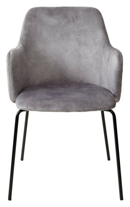 Стул с подлокотниками Amaretto светло-серого цвета - лучшие Обеденные стулья в INMYROOM