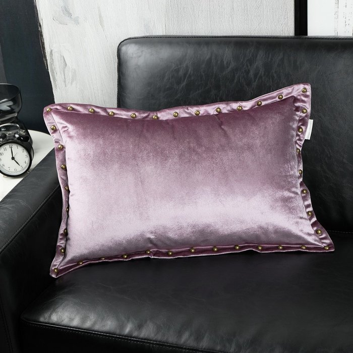 Чехол для подушки Людвиг 40х60 лилового цвета - лучшие Чехлы для подушек в INMYROOM