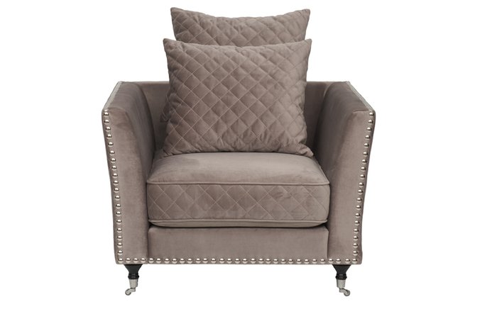 Кресло Sorrento серо-коричневого цвета  - купить Интерьерные кресла по цене 79000.0