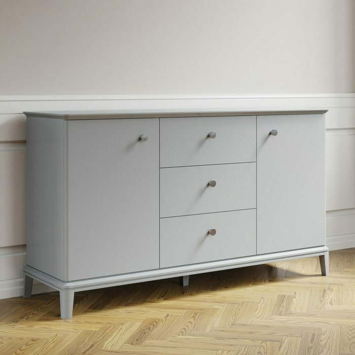 Комод Crystal CR012 светло-серого цвета - купить Комоды по цене 114900.0 Комод Crystal CR012 светло-серого цвета - купить Комоды по цене 114900.0