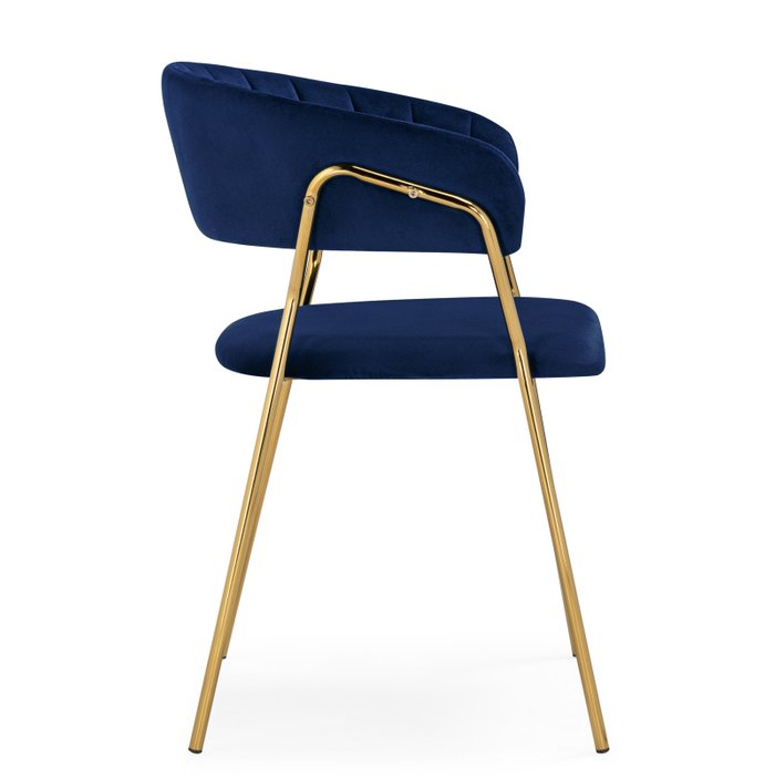 Стул Kamelia 1 темно-синего цвета - лучшие Обеденные стулья в INMYROOM