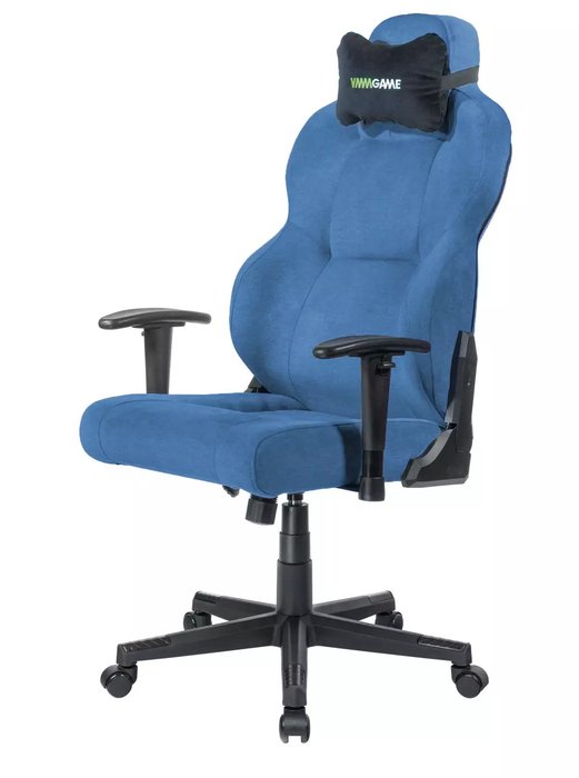 Игровое компьютерное кресло Unit Fabric Upgrade синего цвета - лучшие Офисные кресла в INMYROOM