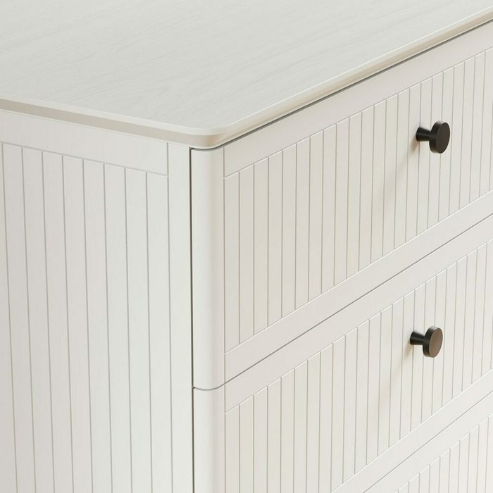 Комод Crystal CR005 ванильного цвета - лучшие Комоды в INMYROOM Комод Crystal CR005 ванильного цвета - лучшие Комоды в INMYROOM