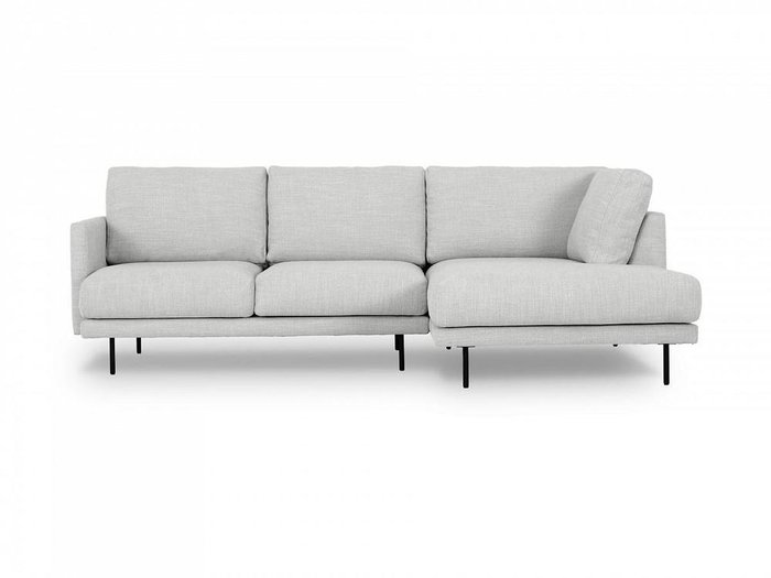 Угловой диван Ricadi светло-серого цвета