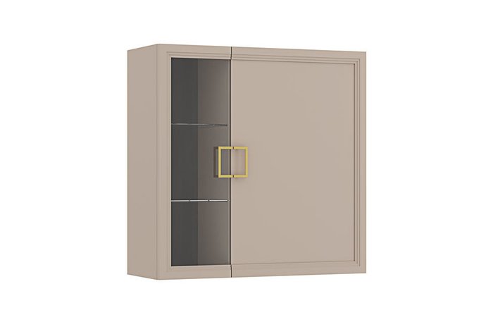 Шкаф настенный Дольче серого цвета - купить Навесные шкафы по цене 24849.0