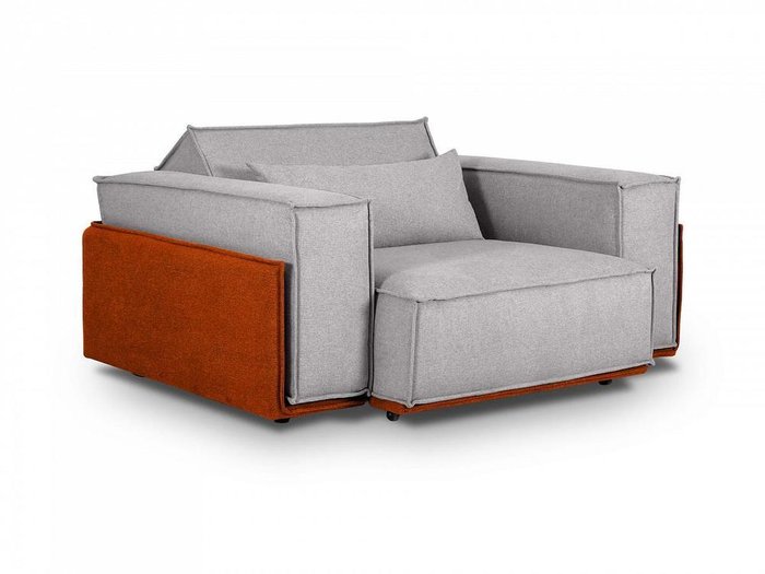Кресло-кровать Asti оранжево-серого цвета - лучшие Интерьерные кресла в INMYROOM