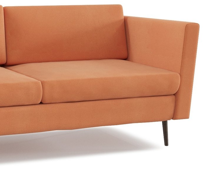 Диван прямой Jaya Short Fresh com 44 оранжевого цвета - купить Прямые диваны по цене 23860.0