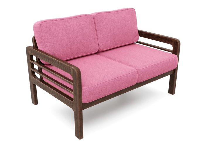 Диван Бергер М розового цвета - лучшие Прямые диваны в INMYROOM