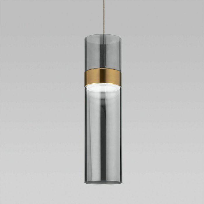 Подвесной светильник Lumen латунного-дымчатого цвета - купить Подвесные светильники по цене 5990.0