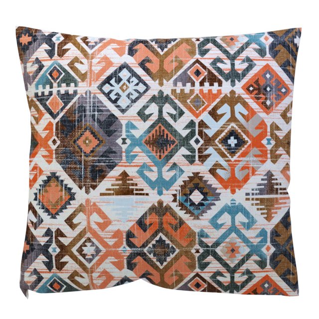 Декоративная подушка Ясмин коричневого цвета