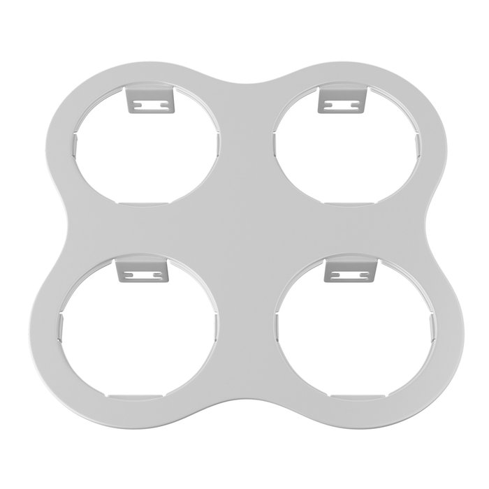Рамка DOMINO ROUND 2x2 МR16 БЕЛЫЙ Рамка DOMINO ROUND 2x2 МR16 БЕЛЫЙ
