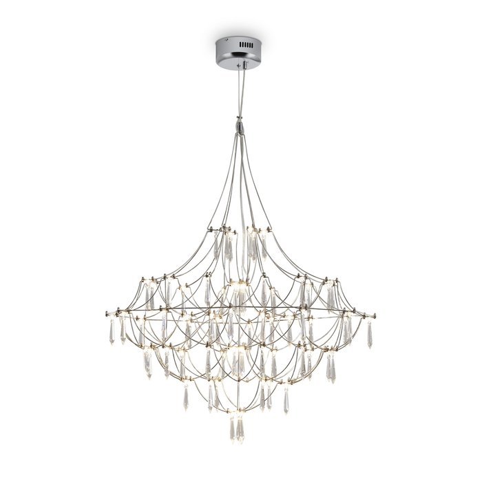 Подвесной светильник Freya FR6138PL-L44CH Amela LED - купить Подвесные люстры по цене 39990.0