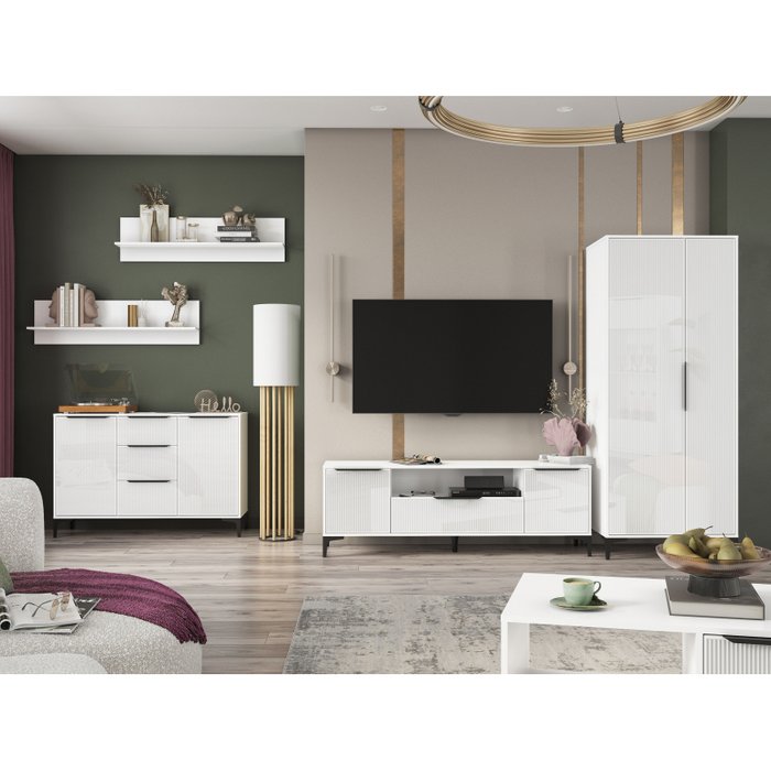 Комод Иадама белого цвета - лучшие Комоды в INMYROOM