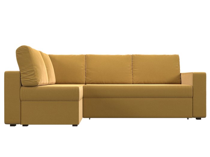 Угловой диван-кровать Оливер желтого цвета левый угол - купить Угловые диваны по цене 48999.0
