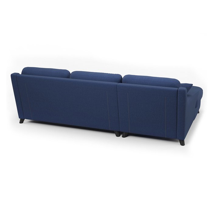 Диван-кровать Raf MT угловой синего цвета - лучшие Угловые диваны в INMYROOM
