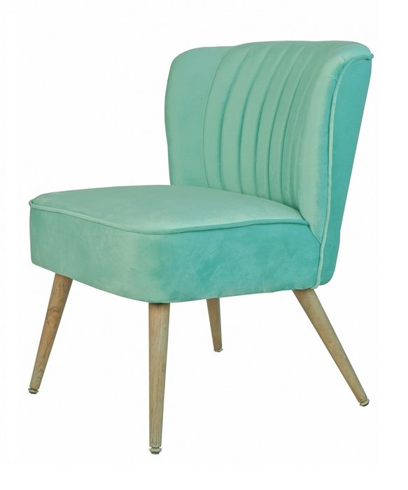 Кресло Shell светло-зеленого цвета - купить Интерьерные кресла по цене 23130.0