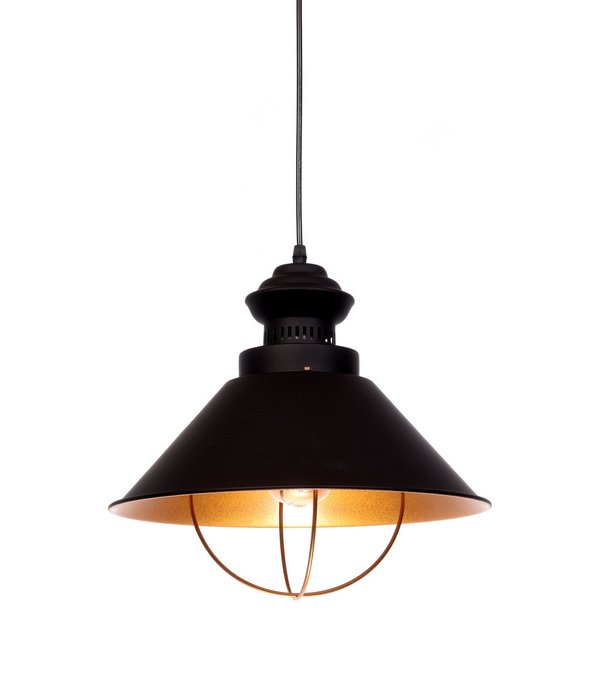 Подвесной светильник Kugar черного цвета