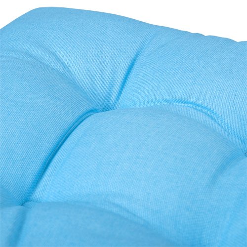 Сидушка на стул с завязками 'Цвет эмоций' 40х40, рогожка, 'Бриз' - купить Чехлы для пуфов по цене 696