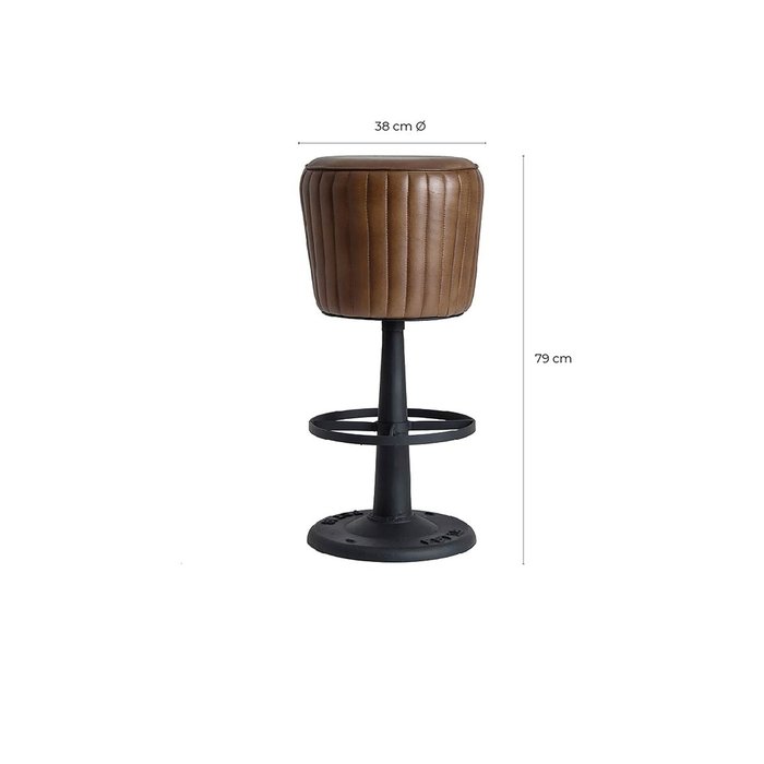 Барный стул Seney коричневого цвета - лучшие Барные стулья в INMYROOM