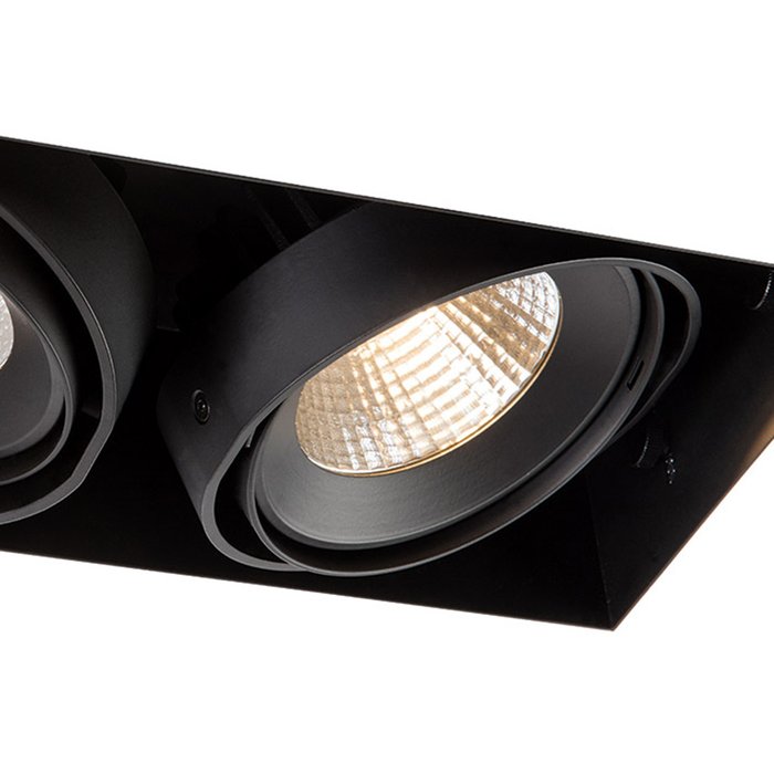 Встраиваемый светильник Modular Multiple trimless Black из металла - купить Встраиваемые споты по цене 10350.0