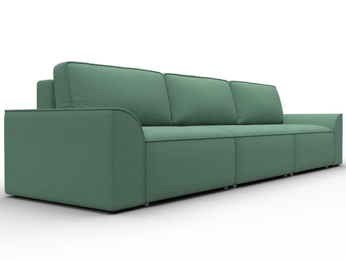 Диван-кровать Лига-048 Лонг зеленого цвета - лучшие Прямые диваны в INMYROOM Диван-кровать Лига-048 Лонг зеленого цвета - лучшие Прямые диваны в INMYROOM
