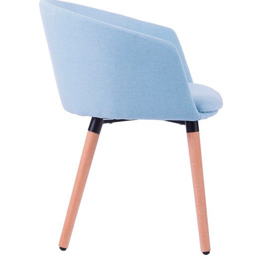 Стул-кресло Marco голубого цвета - лучшие Обеденные стулья в INMYROOM