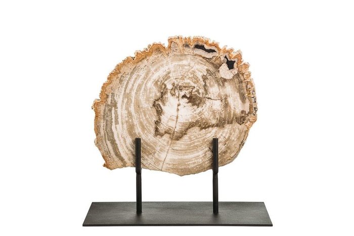 Декоративное панно из окаменелого дерева 382546