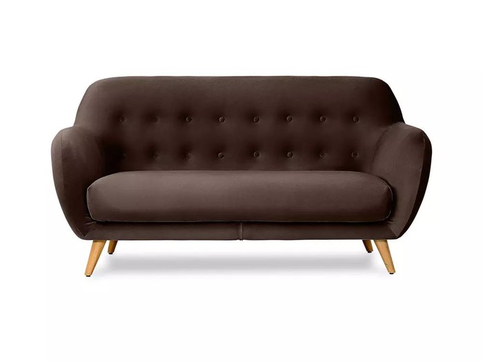 Диван Loa коричневого цвета - купить Прямые диваны по цене 49950.0