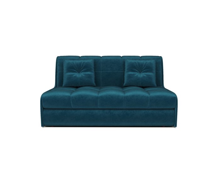Диван-кровать Барон 2 сине-зеленого цвета - купить Прямые диваны по цене 32890.0