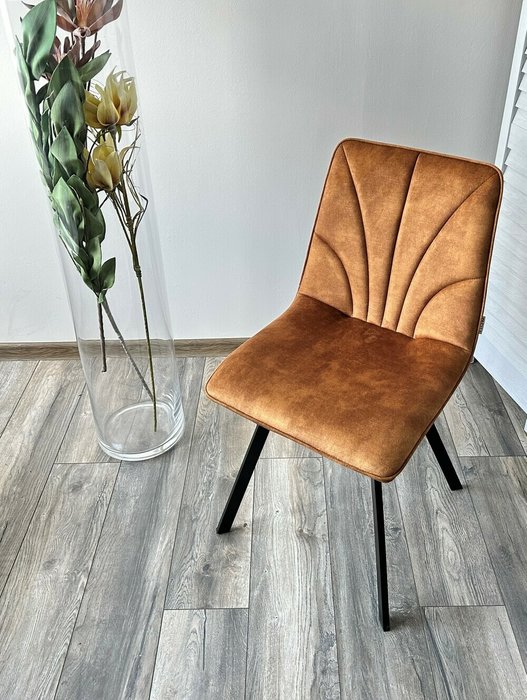 Стул Arfa медного цвета - лучшие Обеденные стулья в INMYROOM