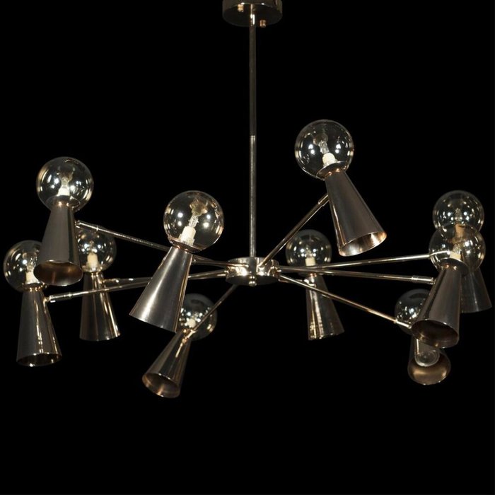 Люстра на штанге Halley 10046/10 Gold (стекло, цвет янтарный) - купить Подвесные люстры по цене 17590 Люстра на штанге Halley 10046/10 Gold (стекло, цвет янтарный) - купить Подвесные люстры по цене 17590