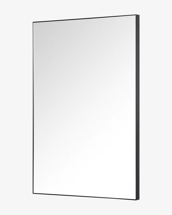 Настенное зеркало Ноулз 75х100 черного цвета