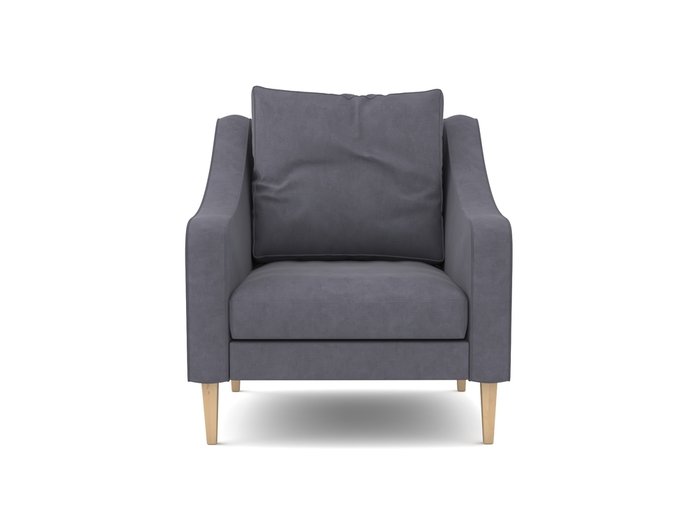 Кресло Ричи антрацитового цвета - лучшие Интерьерные кресла в INMYROOM