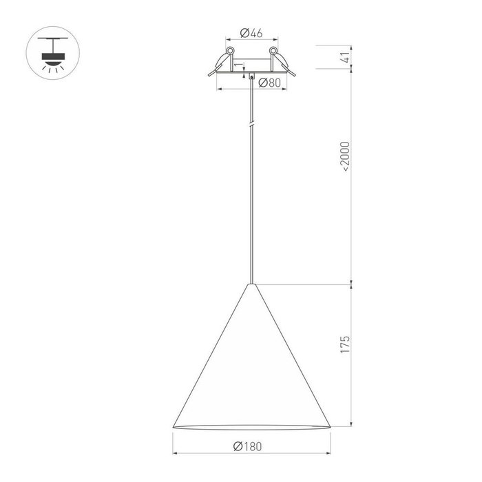 Подвесной светильник Makoto 057204 (алюминий, цвет черный) - лучшие Подвесные светильники в INMYROOM Подвесной светильник Makoto 057204 (алюминий, цвет черный) - лучшие Подвесные светильники в INMYROOM