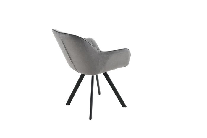 Стул Роан серого цвета - лучшие Обеденные стулья в INMYROOM