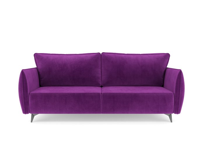 Прямой диван-кровать Осло фиолетового цвета - купить Прямые диваны по цене 40690.0