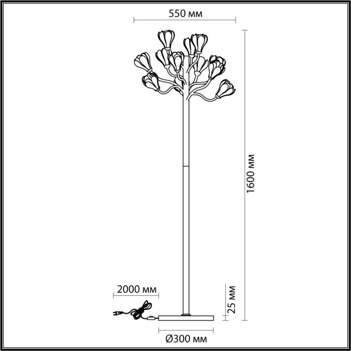 Торшер Odeon Light Gardi 5090/12F черный матовый/белый/фарфор G4 LED 12*5W с цветами - купить Торшеры по цене 84567 Торшер Odeon Light Gardi 5090/12F черный матовый/белый/фарфор G4 LED 12*5W с цветами - купить Торшеры по цене 84567