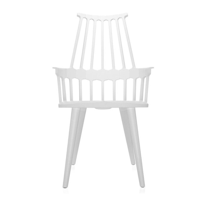 Стул Comback белого цвета - купить Обеденные стулья по цене 90119.0