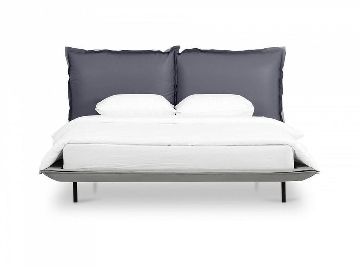 Кровать Barcelona 160х200 серого цвета - лучшие Кровати для спальни в INMYROOM
