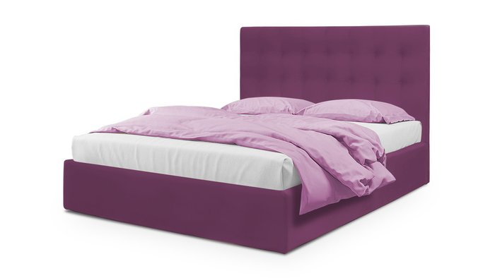 Кровать Адель 160х200 фиолетового цвета