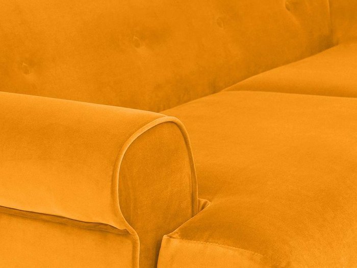 Диван Italia горчичного цвета - лучшие Прямые диваны в INMYROOM