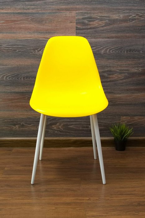 Стул Туссе желтого цвета - купить Обеденные стулья по цене 3490.0