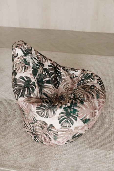 Кресло-мешок Джангл L бежевого цвета - лучшие Бескаркасная мебель в INMYROOM