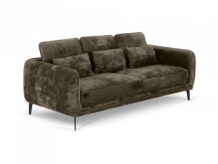 Диван Amsterdam темно-коричневого цвета - купить Прямые диваны по цене 89910.0