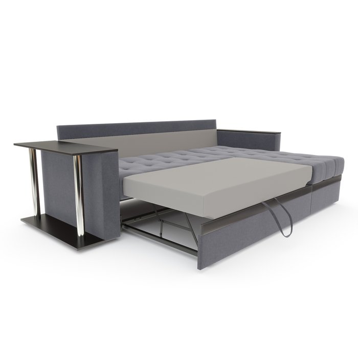 Угловой диван-кровать Веспер серого цвета  - лучшие Угловые диваны в INMYROOM