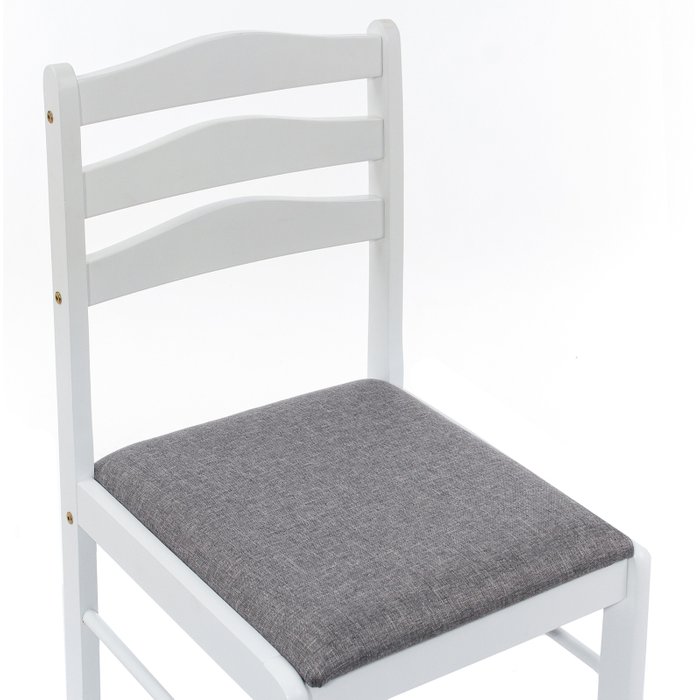 Обеденный стул Camel бело-серого цвета - лучшие Обеденные стулья в INMYROOM
