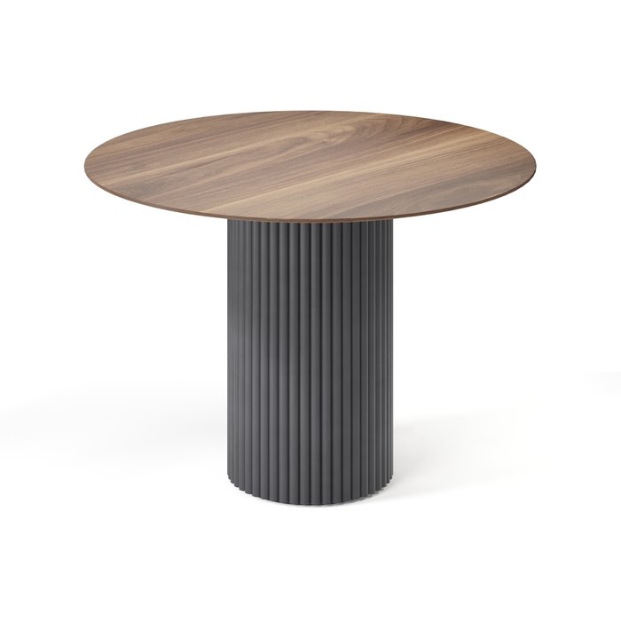 Обеденный стол Фелис L коричнево-черного цвета