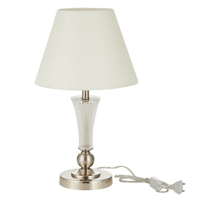 Настольная лампа Riemo с белым абажуром - купить Настольные лампы по цене 5942.0