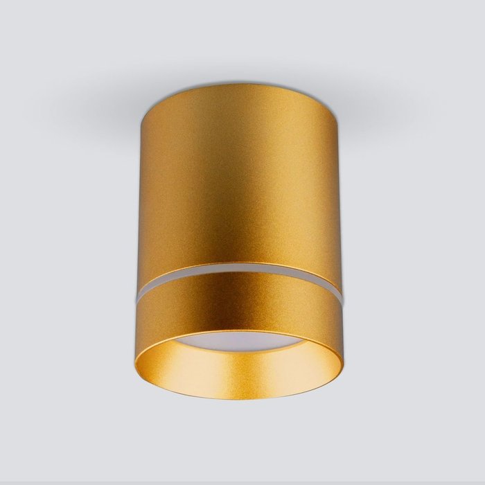 Потолочный светодиодный светильник Topper золотого цвета - купить Накладные споты по цене 1680.0