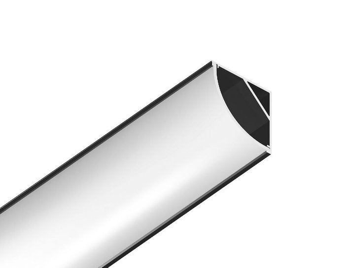 Профиль для ленты Alum Profile GP2100BK (алюминий, цвет черный) - купить Профили для светодиодных лент по цене 680 Профиль для ленты Alum Profile GP2100BK (алюминий, цвет черный) - купить Профили для светодиодных лент по цене 680